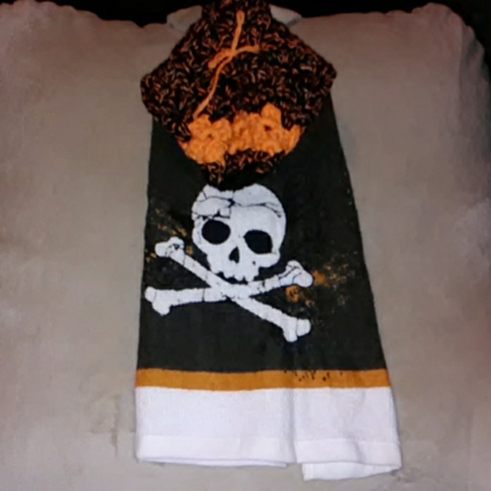 Halloween Hand Towel and Dishcloth Set
